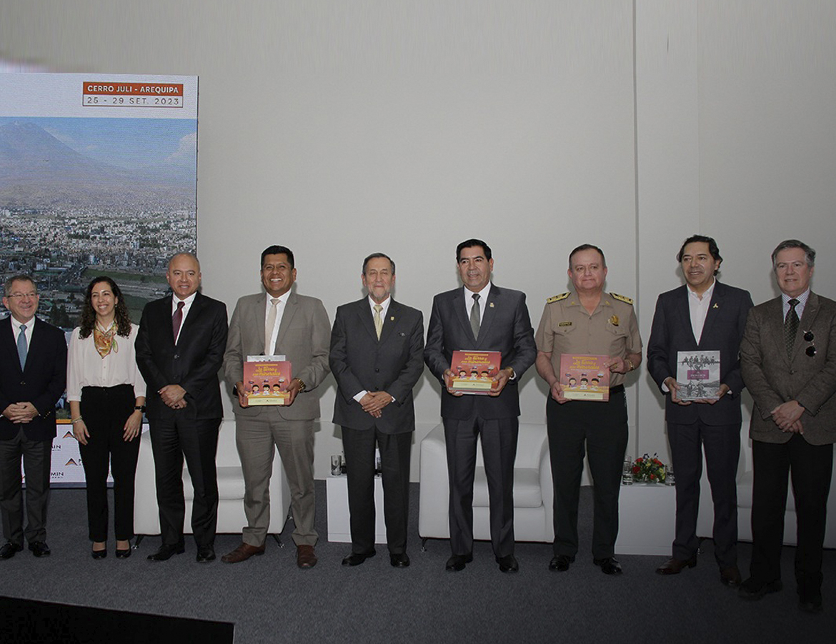 Conferencia de prensa – PERUMIN 36 en Arequipa.